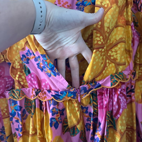 FARM Rio Pink and Yellow Floral Dress - Picture 5 of 8